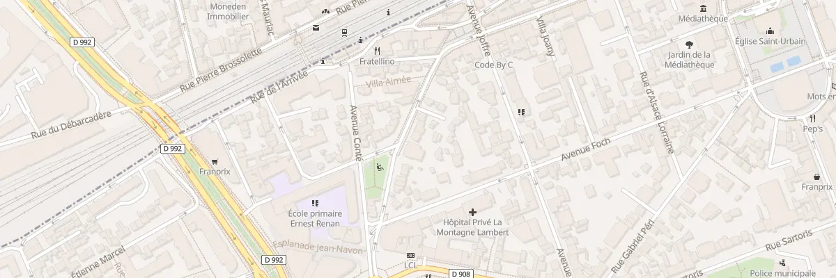 Plan du 5T Rue Dumont d’Urville à La Garenne-Colombes