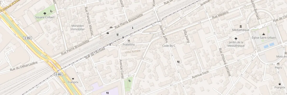 Plan du 8 Rue Dumont d’Urville à La Garenne-Colombes