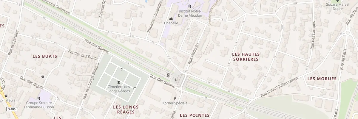 Plan du 14 Rue Alexandre Guilmant à Meudon
