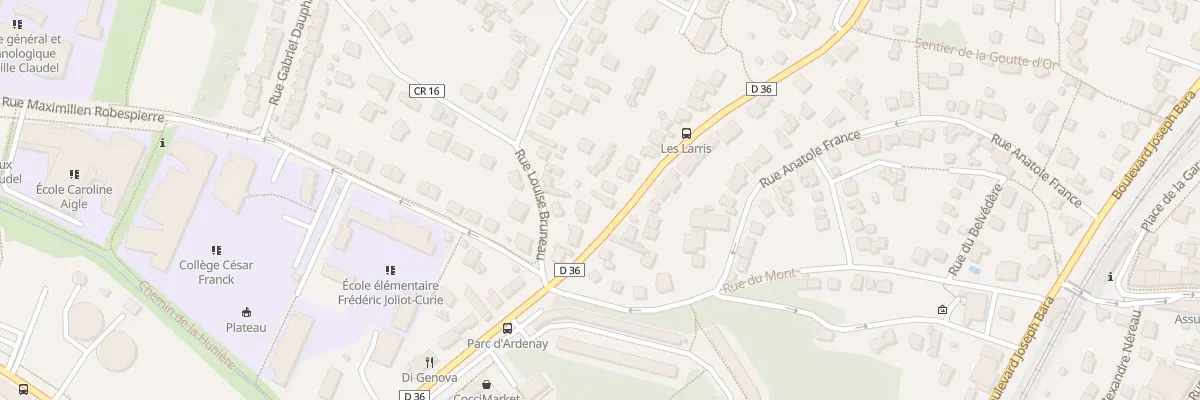 Plan du 66 Rue Maurice Berteaux à Palaiseau