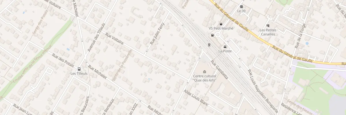 Plan du 10 Rue Voltaire à Saint-Leu-la-Forêt