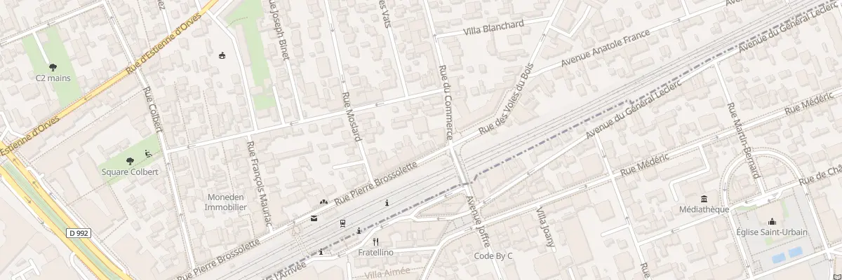 Plan du 4 Rue Pierre Brossolette à Colombes