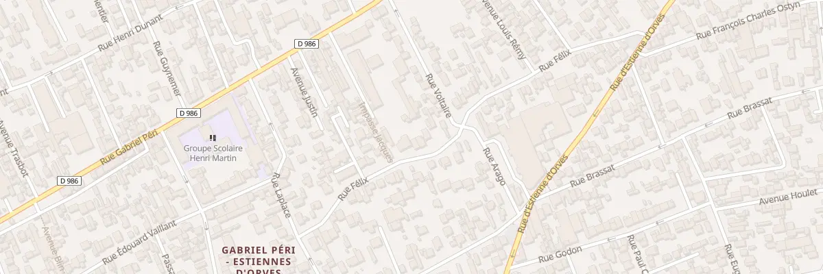 Plan du 80 Rue Félix à Colombes