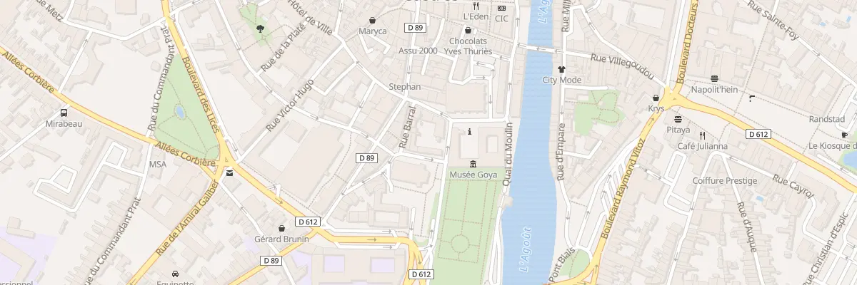 Plan du 4 Rue de l’Eveche à Castres