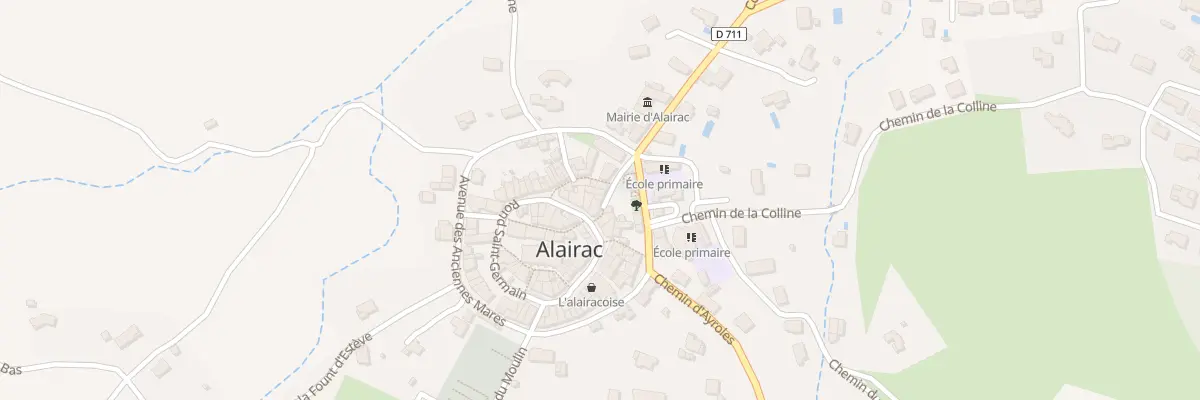 Plan du 5224 Rue de la Mairie à Alairac