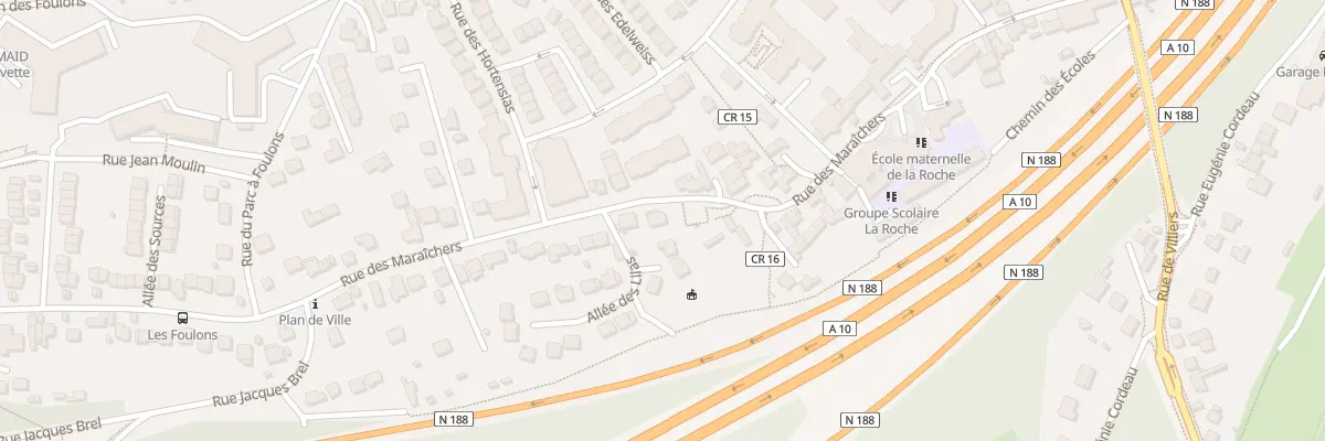 Plan du 72 Rue des Maraichers à Villebon-sur-Yvette