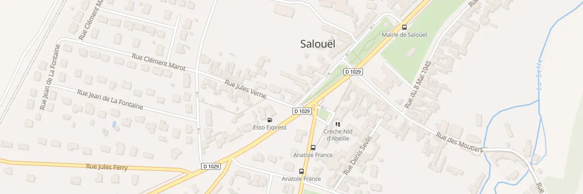 Plan du 44 Rue Pierre et Marie Curie à Salouël