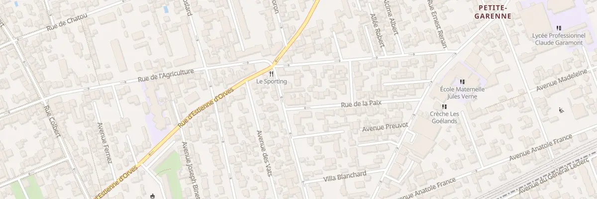 Plan du 26 Rue de la Paix à Colombes