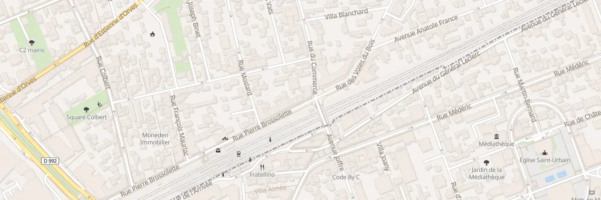 Plan du 6 Rue Pierre Brossolette à Colombes