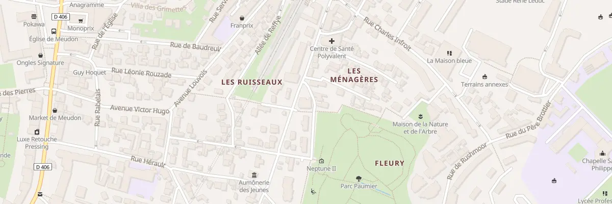Plan du 119 Rue Henri Barbusse à Meudon