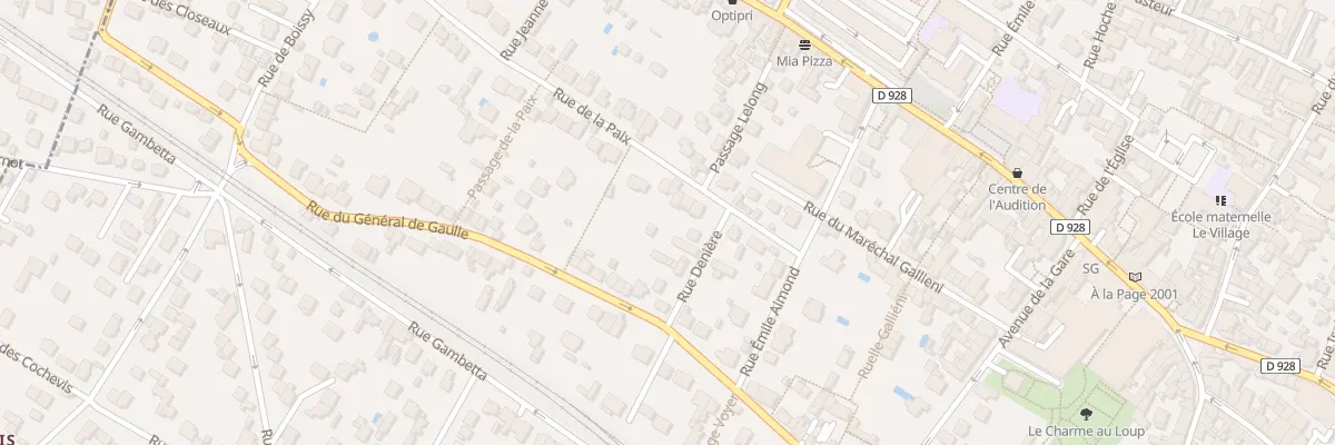 Plan du 11 Rue de la Paix à Saint-Leu-la-Forêt