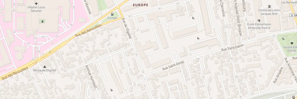 Plan du 42B Rue de l’Egalité à Colombes