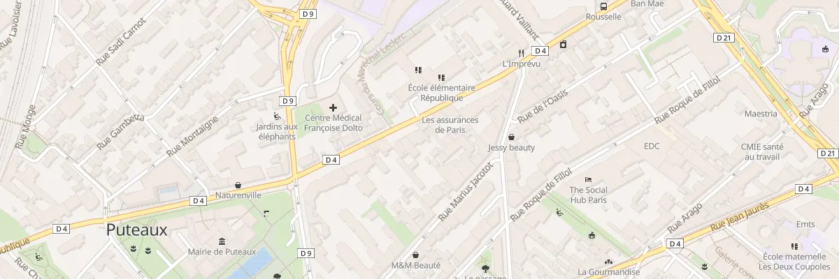 Plan du 103 Rue de la République à Puteaux