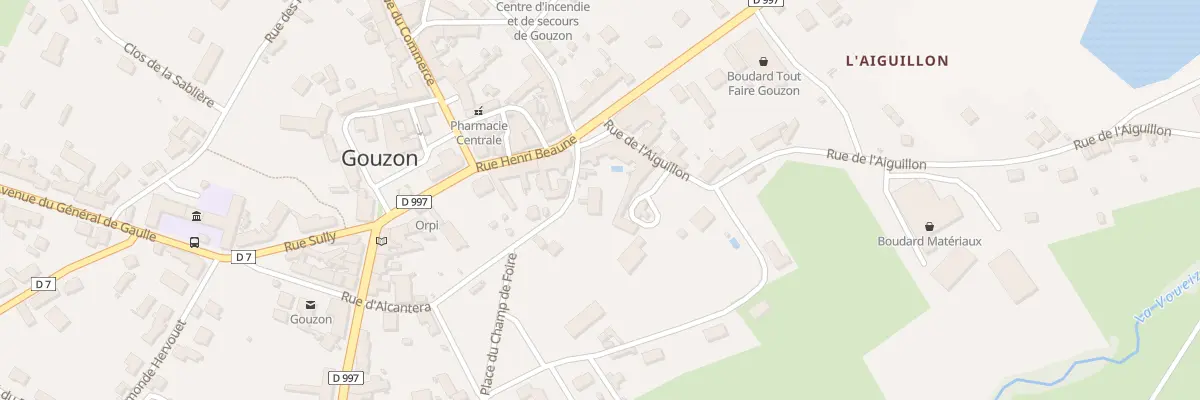Plan du 5 Rue d’Alcantera à Gouzon