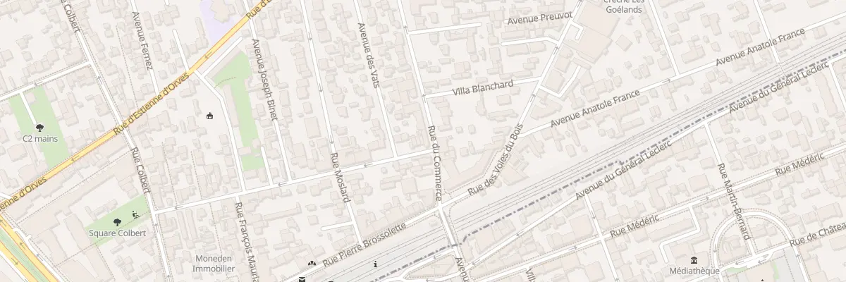 Plan du 4 Rue des Arts à Colombes