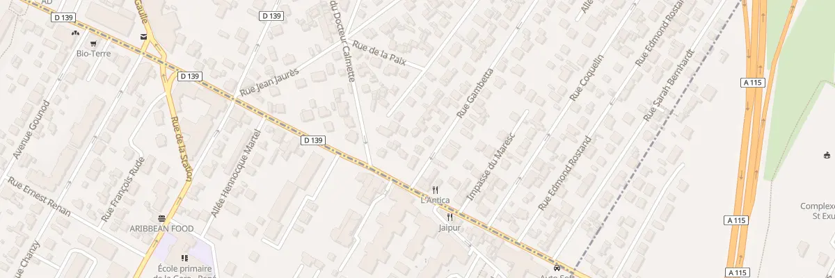 Plan du 5 Rue Gambetta au Plessis-Bouchard