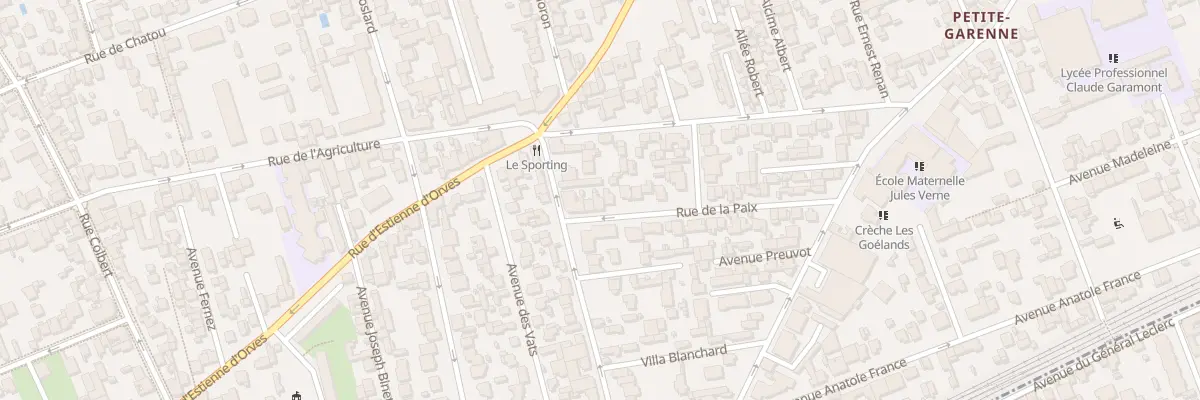 Plan du 24B Rue de la Paix à Colombes