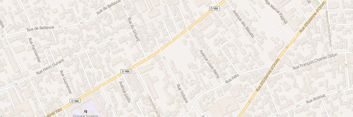 Plan du 245B Rue Gabriel Péri à Colombes
