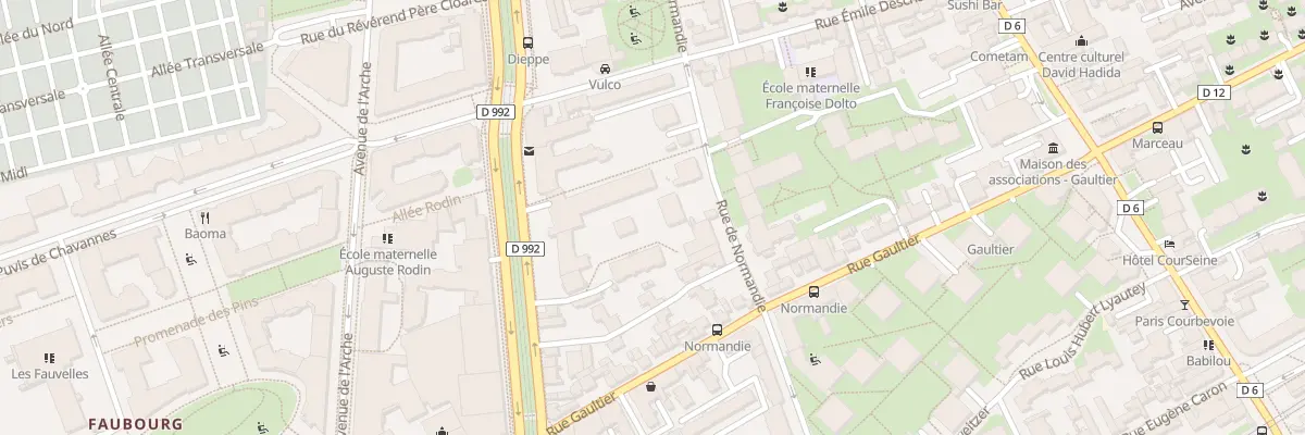 Plan du 67 Rue De Normandie à Courbevoie