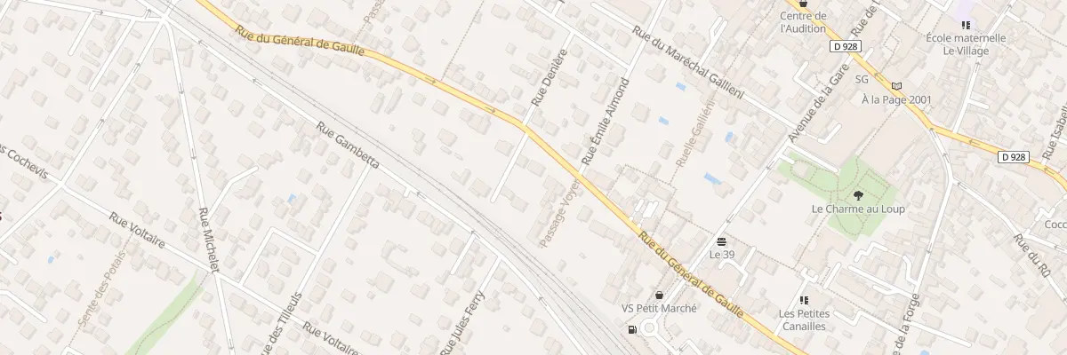 Plan du 125 Rue du Général de Gaulle à Saint-Leu-la-Forêt