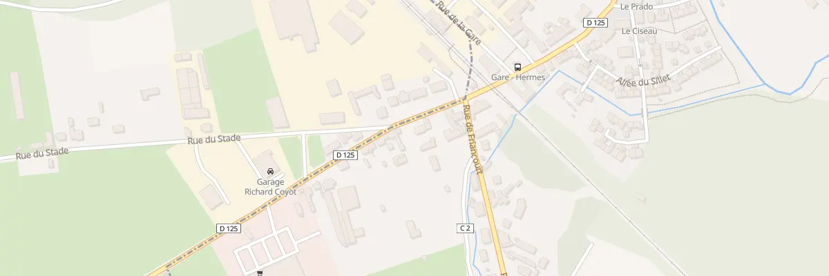 Plan du 7 Rue de Noailles à Hermes