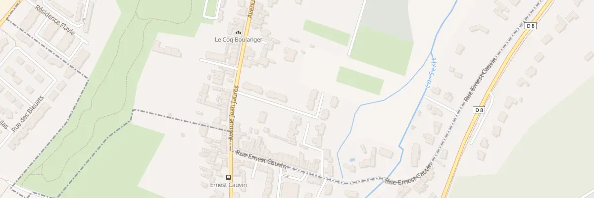 Plan du 57 Av Jean Jaures à Salouël