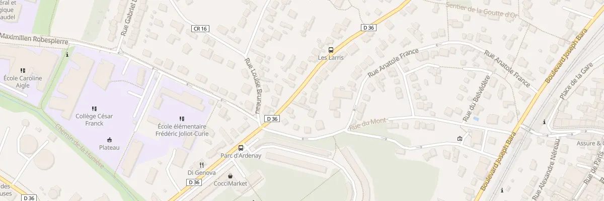 Plan du 87 Rue Maurice Berteaux à Palaiseau