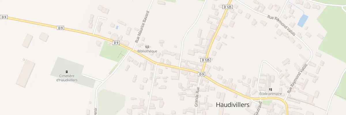 Plan du 5B Rue Emile Hainaut à Haudivillers
