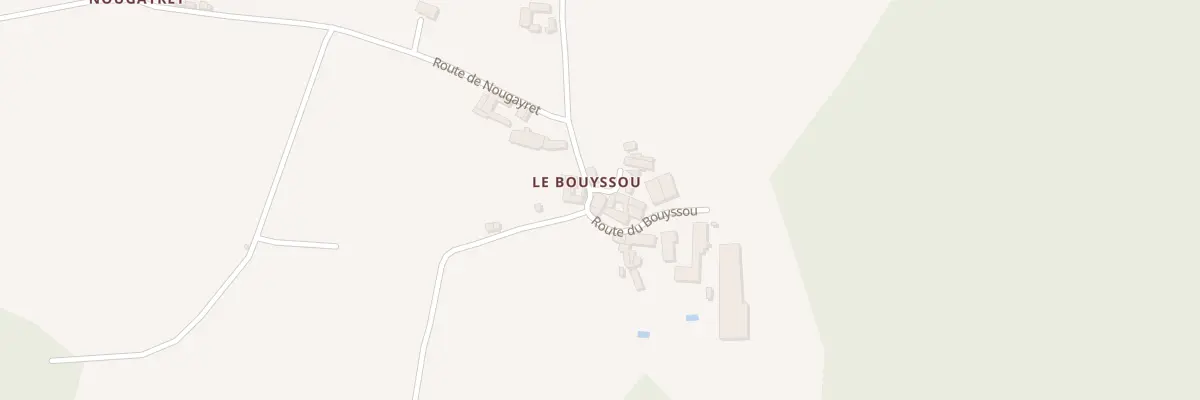 Plan du 5237 Le Bouyssou à Crespin