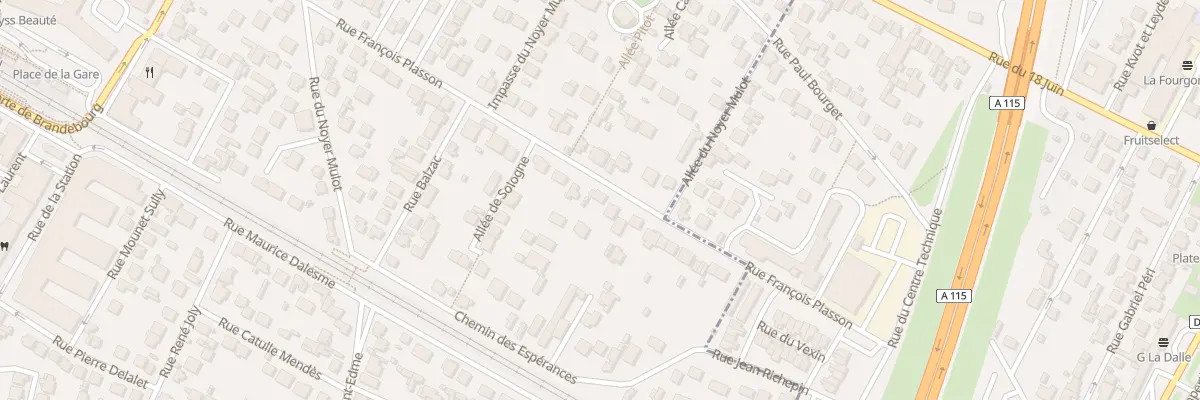 Plan du 28 Rue François Plasson à Franconville