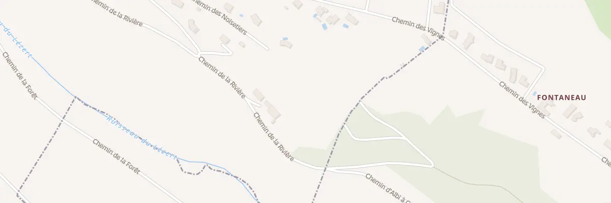 Plan du 51 Che de la Rivière à Cambon
