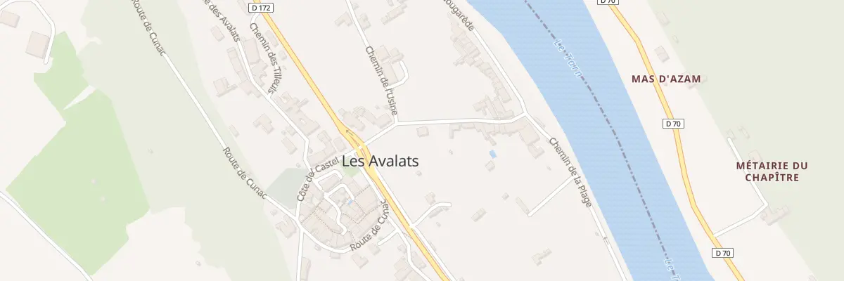 Plan du 2 Che du Port à Saint-Juéry