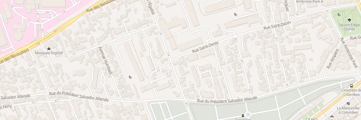 Plan du 277 Rue Saint-Denis à Colombes