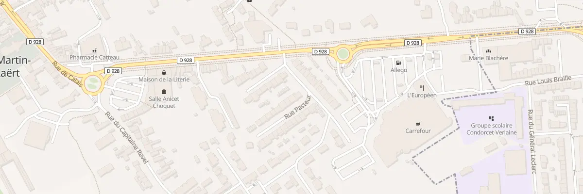 Plan du 4 Rue Pasteur à Saint-Martin-lez-Tatinghem
