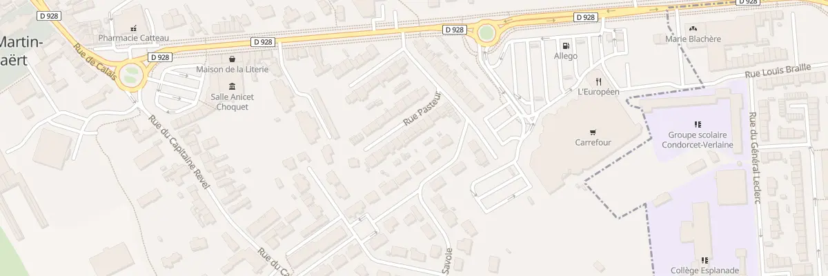Plan du 11 Rue Pasteur à Saint-Martin-lez-Tatinghem