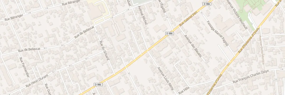Plan du 166 Rue Gabriel Péri à Colombes