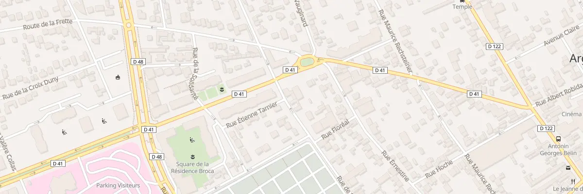 Plan du 126 Rue de Calais à Argenteuil