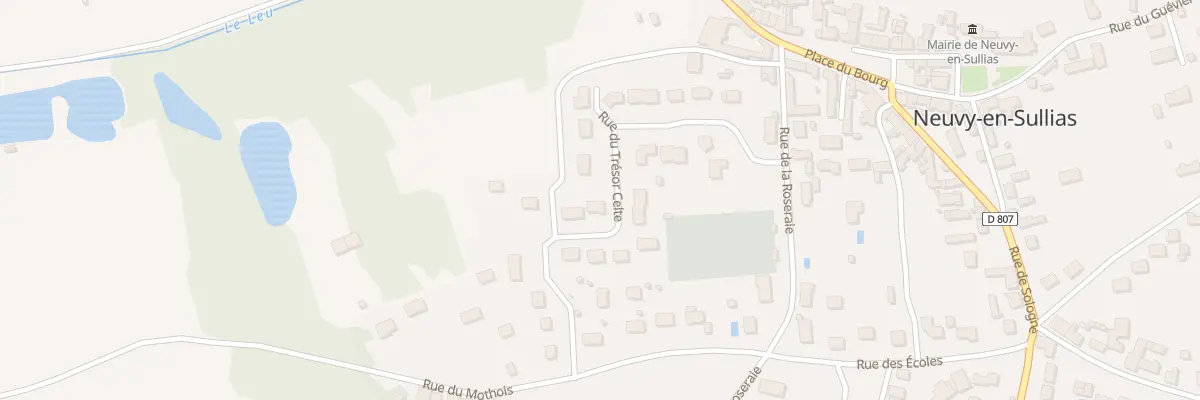 Plan du 18 Rue du Trésor Celte à Neuvy-en-Sullias