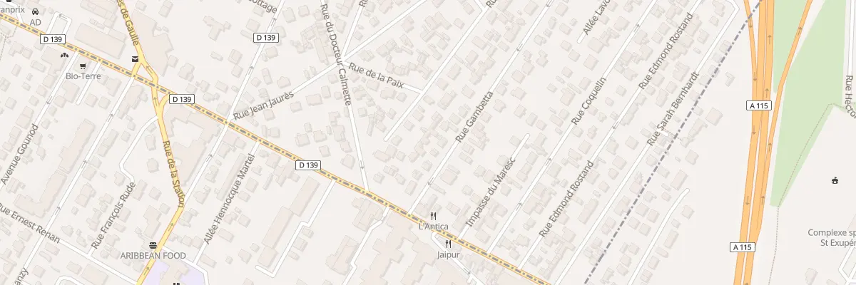 Plan du 9 Rue Gambetta au Plessis-Bouchard