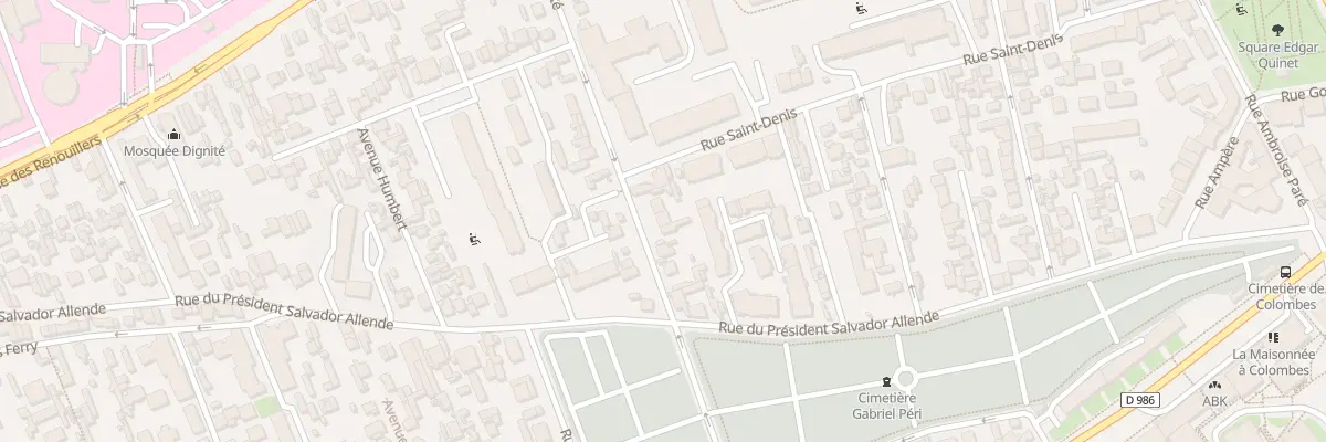 Plan du 26 Rue de l’Egalité à Colombes