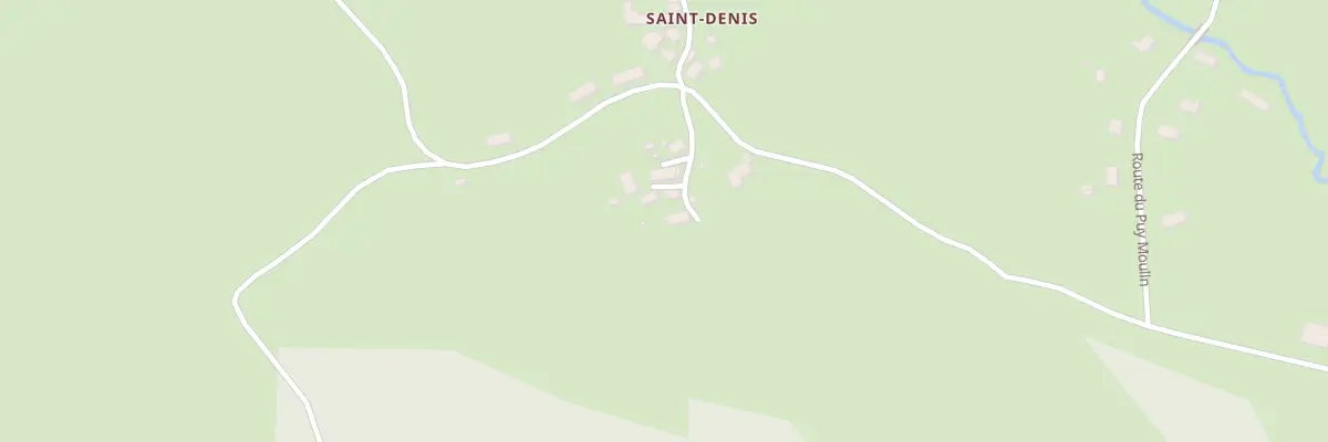 Plan du 5 Saint Denis à La Courtine