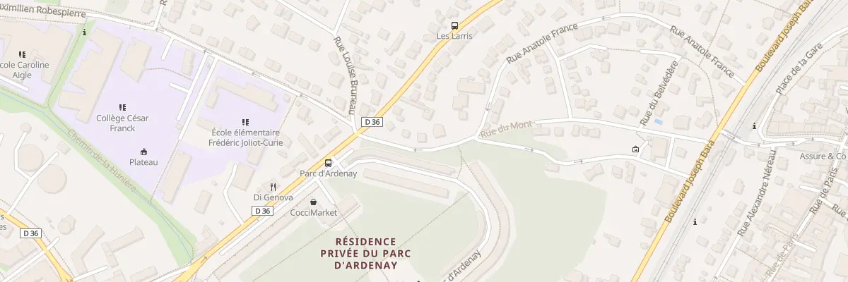 Plan du 58 Rue Anatole France à Palaiseau