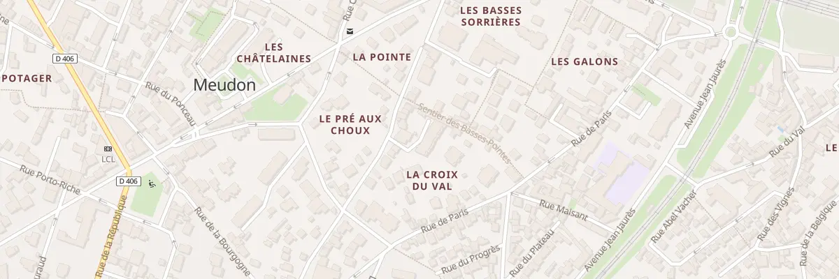 Plan du 9 Vla Jean Brunet à Meudon