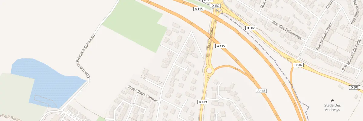 Plan du 84 Rue Charles de Gaulle au Plessis-Bouchard