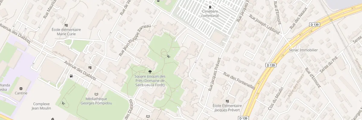 Plan du 4 Rue Francois Couperin à Saint-Leu-la-Forêt