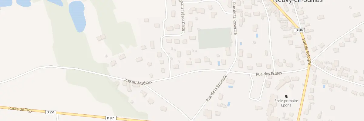 Plan du 10 Rue du Mothois à Neuvy-en-Sullias