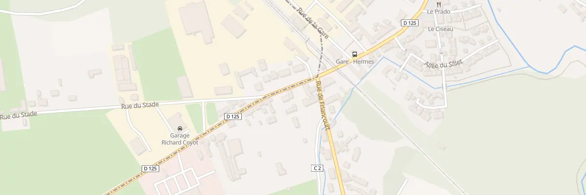 Plan du 5B Rue de Noailles à Hermes