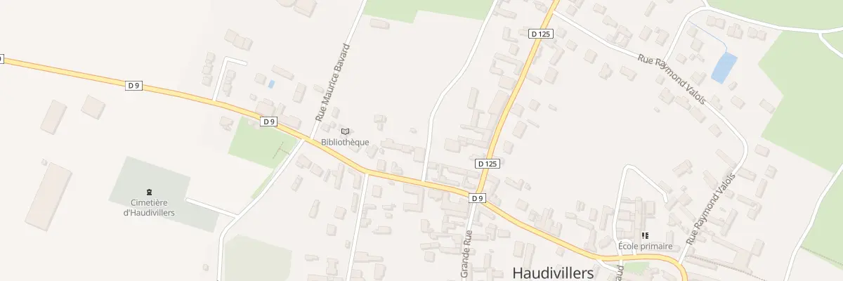Plan du 5T Rue Emile Hainaut à Haudivillers