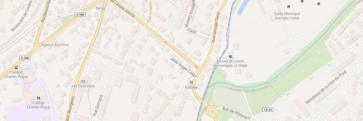 Plan du 40 Rue Lazare Hoche à Palaiseau