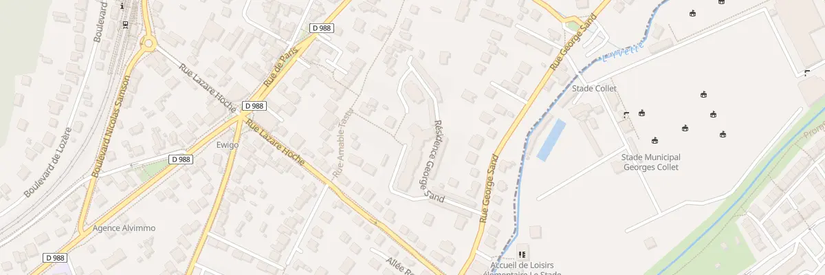 Plan du 58 Rue George Sand à Palaiseau